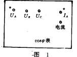 三相功率因數(shù)表表后接線(xiàn)柱